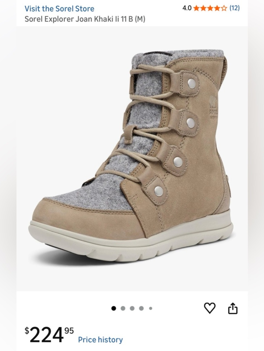 Sorel Explorer Joan - EXCELLENT CONDITION